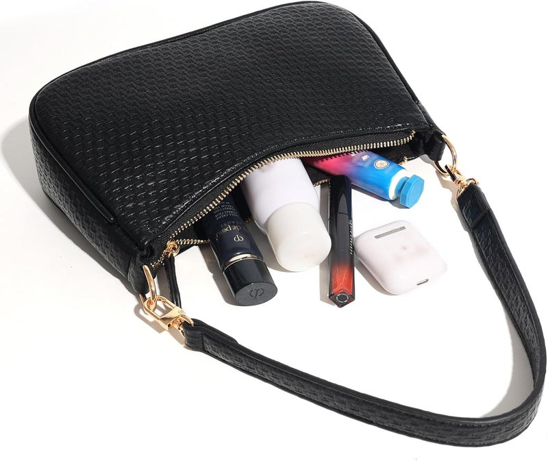 VODIU Clutch Tote Handbags with 2 Removable Straps and Zipper Closure Crossbody Bags Shoulder Purse Handbag for Women - Image 4